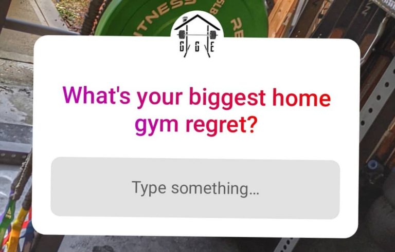 What’s your biggest home gym regret? #sundaysurvey