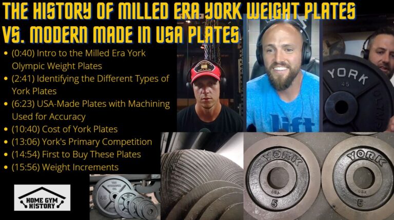 The History of Milled Era York Weight Plates vs. Modern Made in USA Plates