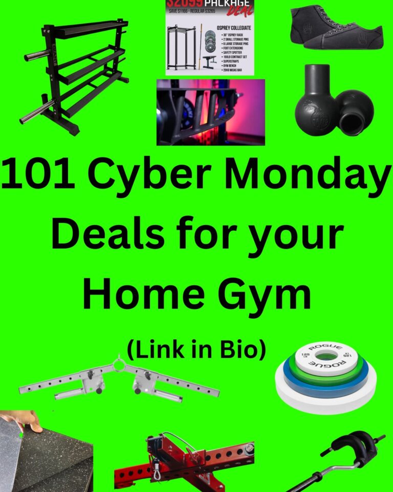 101 Cyber Monday Deals for your Home Gym