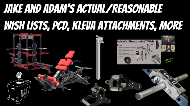 Jake and Adam’s Actual Reasonable Wish Lists, PCD, Kleva Attachments, MORE