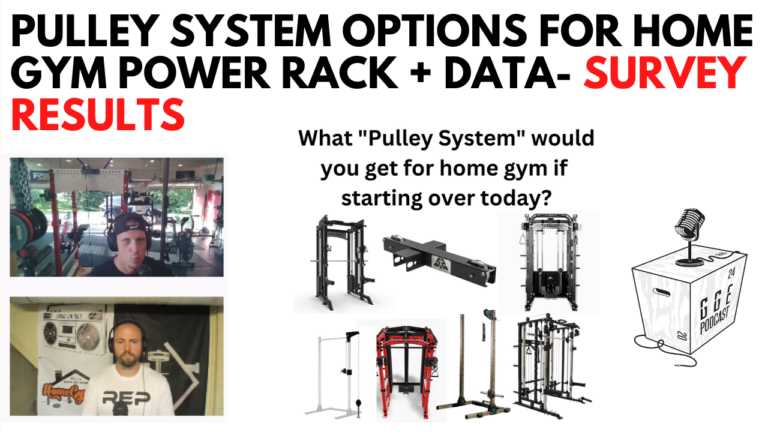 Pulley System Options for Home Gym Power Rack + Data